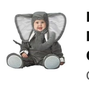 Toddler elephant costume. Size Medium